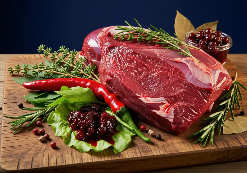 Hirschbraten / Hirschkeule