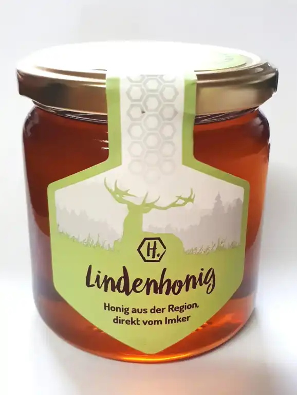 Hirschpointer Lindenhonig 500g im Glas