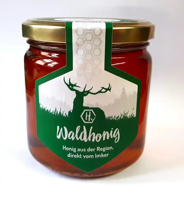 Hirschpointer Waldhonig 500g im Glas