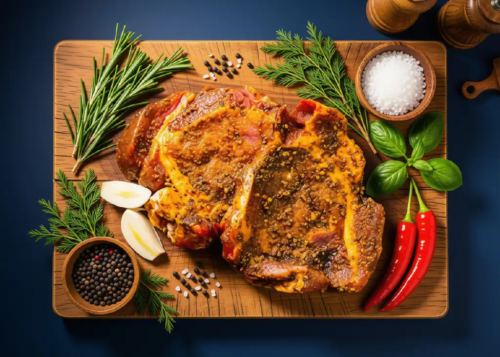 Nackensteak Kräuter Knoblauch
