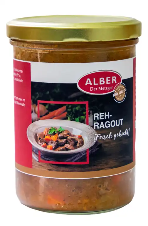 Rehragout 400 ml im Glas