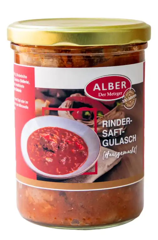 Rindersaftgulasch 400ml im Glas