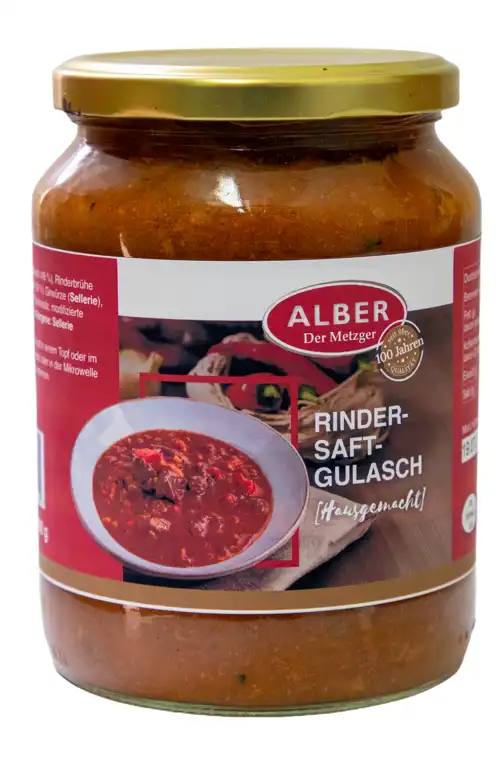 Rindersaftgulasch 690ml im Glas