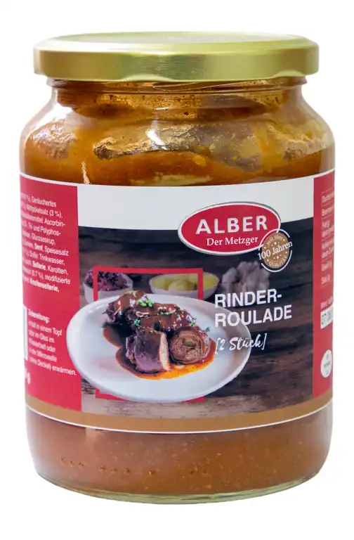 Rinderroulade 690g  im Glas