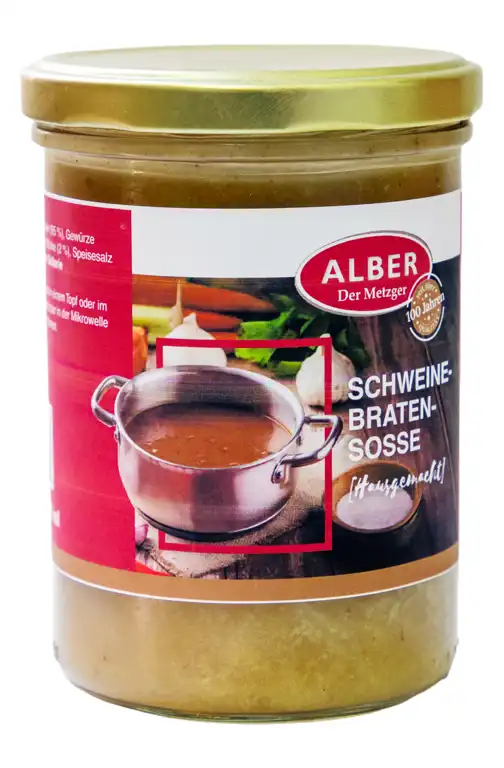 Schweinebratensoße 400 ml im Glas