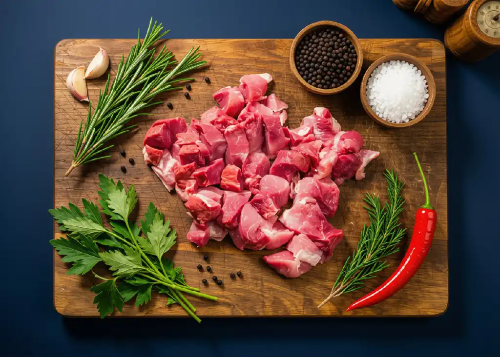 Schweineschulter flach ohne Schwarte