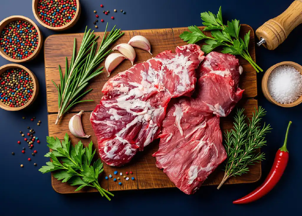Spider Steak, Kachelfleisch vom Rind