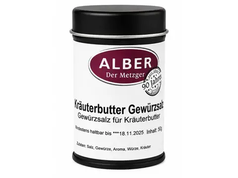 Kräuterbutter Gewürz 50g Dose