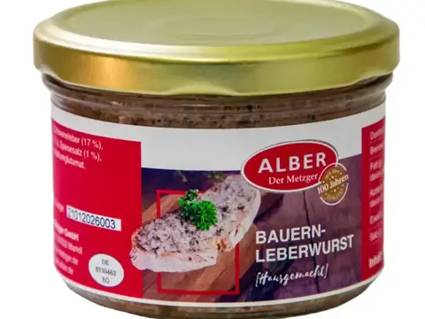 Bauernleberwurst 200g im Glas