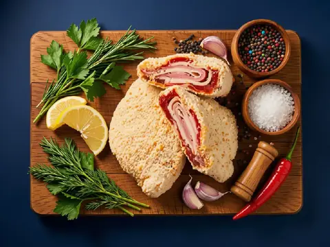 Cordon Bleu gefüllt paniert (Schwein)