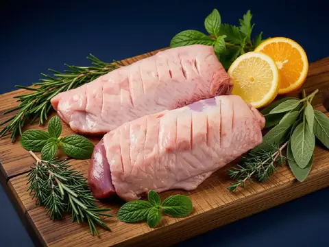 Gänsebrust mit Knochen aus Ungarn 950g