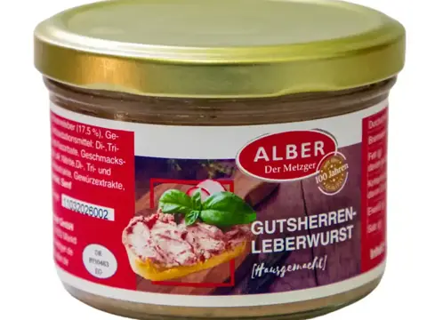 Gutsherrenleberwurst 200g im Glas