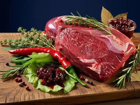 Hirschbraten / Hirschkeule