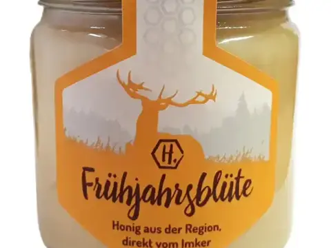 Hirschpointer Honig Frühjahrsblüte 500g im Glas