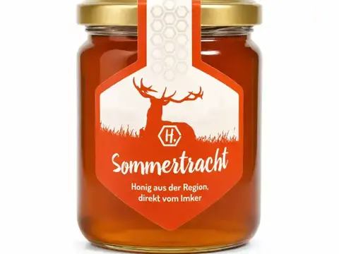 Hirschpointer Honig Somertracht 500g im Glas