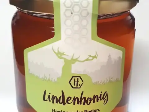 Hirschpointer Lindenhonig 500g im Glas
