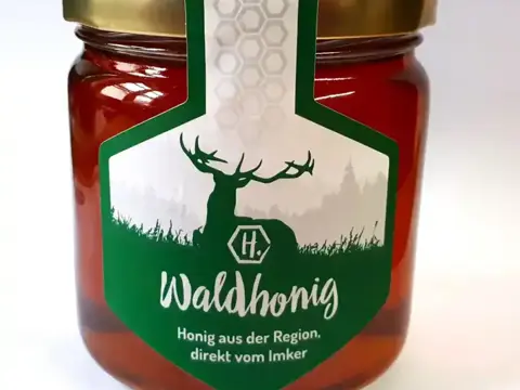 Hirschpointer Waldhonig 500g im Glas