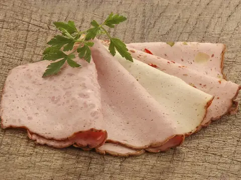 Leberkäseaufschnitt gemischt fünffach sortiert