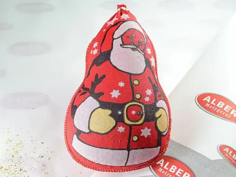 Nikolaussalami, Weihnachtsmannsalami ca. 350g Stücke