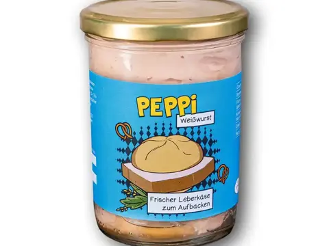 Peppi WEIßWURST - Leberkäse 390g im Glas