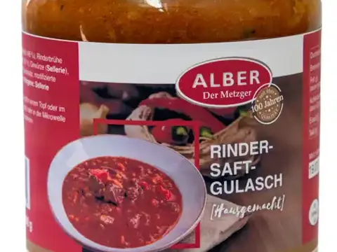 Rindersaftgulasch 690ml im Glas