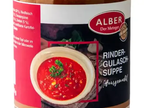 Rindergulaschsuppe 400ml im Glas
